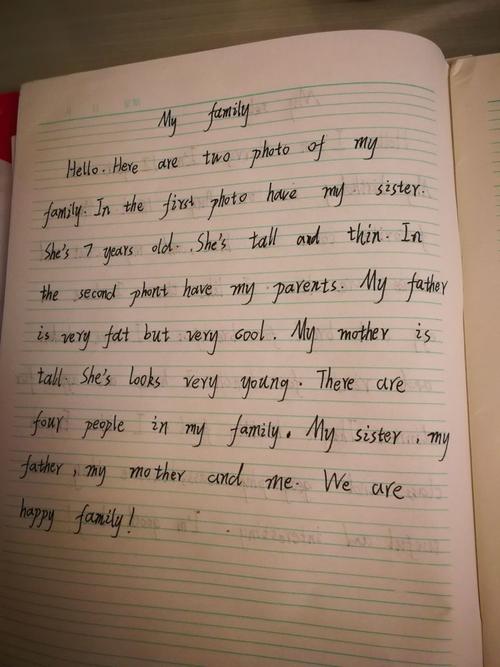 英语作文my family