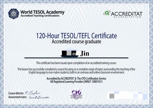 tefl/tesol 英语教师证书到手9309_英语_学习_dubai