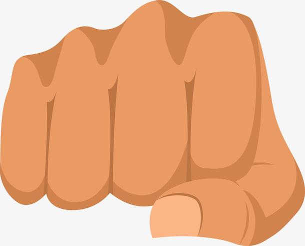 拳头击拳手部动作素材