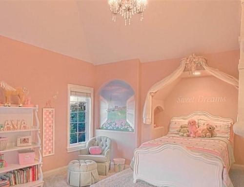 那些你曾经想要过的公主房, 粉色温馨满满的少女心