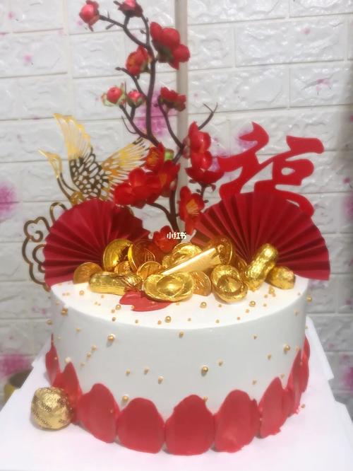 60岁生日蛋糕_生日蛋糕_蒙福莱私房蛋糕店攻略_美食_美食展示_创意