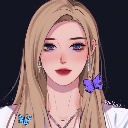 超a个性手绘女生头像_霸气动漫女头像