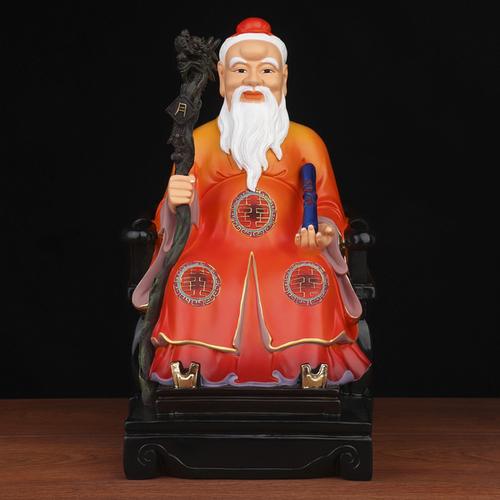购客月老神像摆件新品月老神像月老像坐款月老求姻缘牵红线摆件佛教