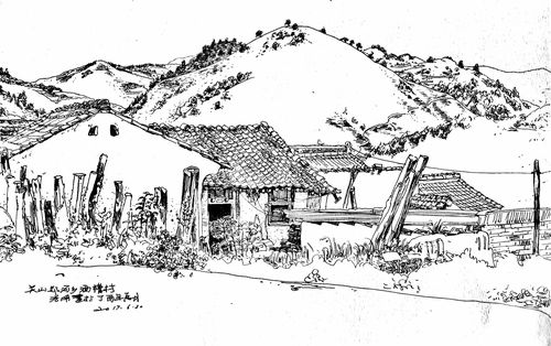 朱浩明风景速写写生作品