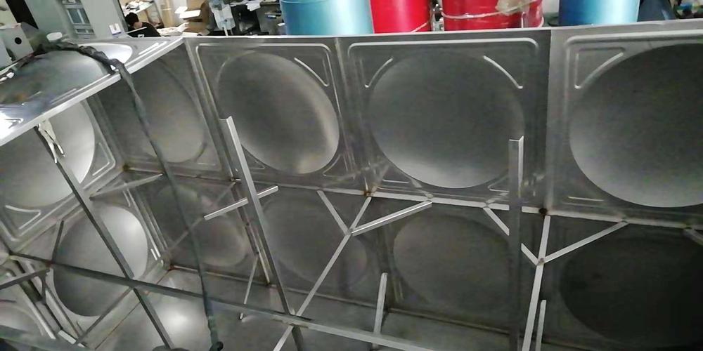 不锈钢水箱内部分解图天泉供水作品