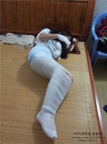 【嗷大喵】【初玩木乃伊】绷带木乃伊全身缠绕捆绑带深喉器挣扎play