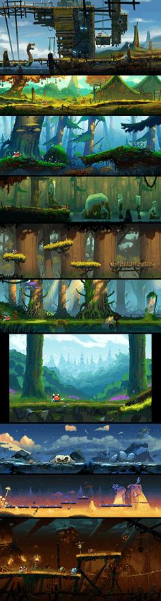 游戏场景截图参考(2d)