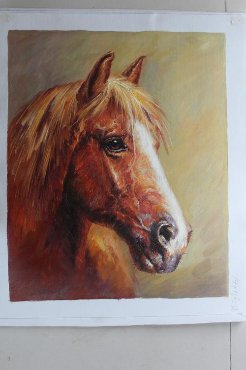 马头油画 酒店家居会所公司办公室别墅装饰画定制批发