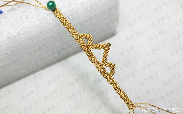 闪亮的皇冠戒指编法图解