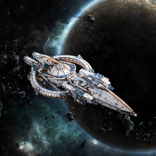 【正版授权】首款三体木质战舰3d立体模型众筹开启!