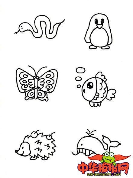 超可爱的动物简笔画大全小朋友超爱的小动物简笔画