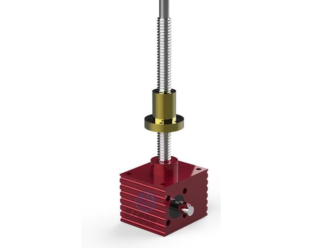 纽卡德传动电动swl滚珠螺杆蜗轮蜗杆 小型手摇sja螺旋 丝杆升降机