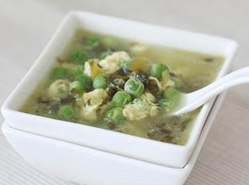酸菜豌豆汤