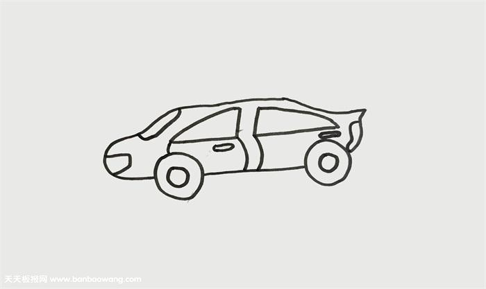 兰博基尼怎么画简笔画,一步一步的画兰博基尼
