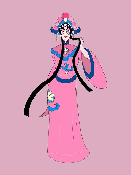 川剧|插画|创作习作|百慕 - 原创作品 - 站酷 (zcool)