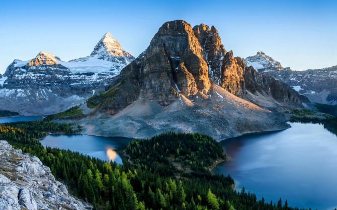 加拿大魅力山脉桌面壁纸风景