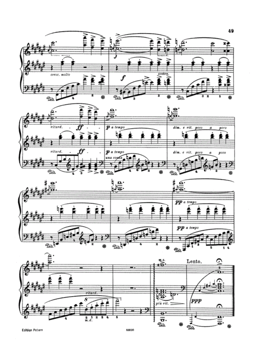 格里格致春天升f大调op43no6原版钢琴谱pdf4页