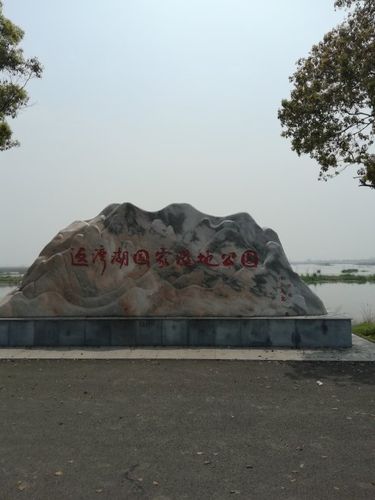 七律·马拉松赛前游返湾湖湿地公园