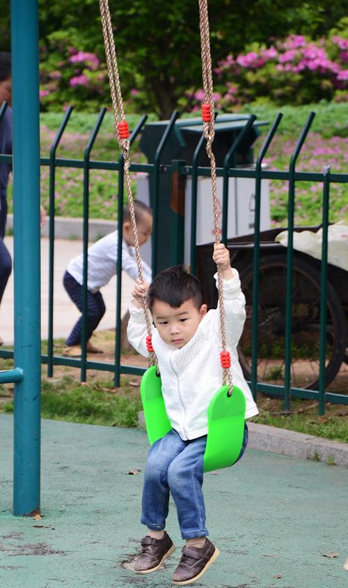 儿童秋千 彩色eva软板u型秋千 户外单杠游乐场秋千配件 童