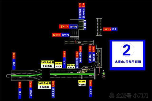 东莞科目三水濂山考场 考试流程与技巧及教学方法 考场线路图
