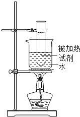 某化学兴趣小组同学模仿"水浴"加热,进行图示实验,下列说法错误的是