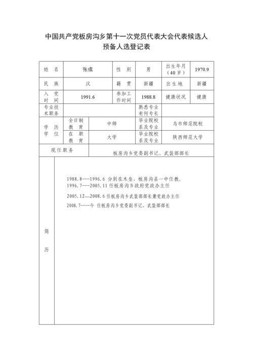 八家户党员代大会预备代表登记表.doc 18页