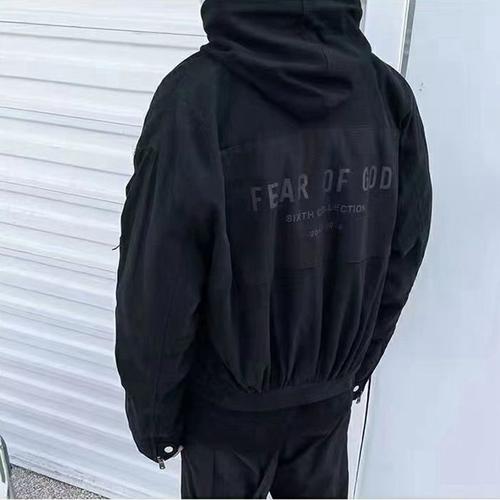 fear of god fog第六季主线贴布棉服夹克男ins高街大码外套潮冬季