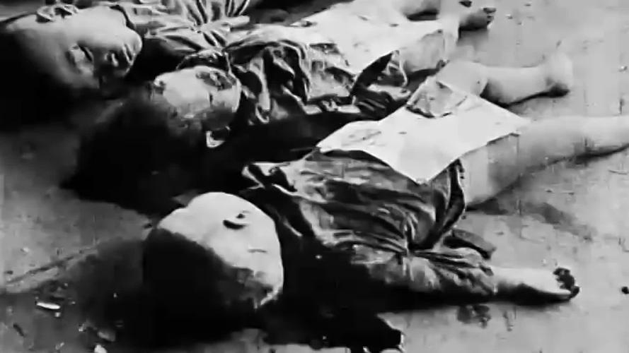 30年代日军侵华罪行-南京大屠杀视频素材