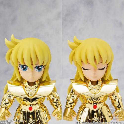 万代 圣斗士星矢 处女座 沙加 q版粘土人 食玩 可动模型 日版手办