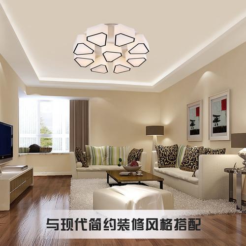 现代简约客厅灯具风格搭配图片|东盟空间灯饰