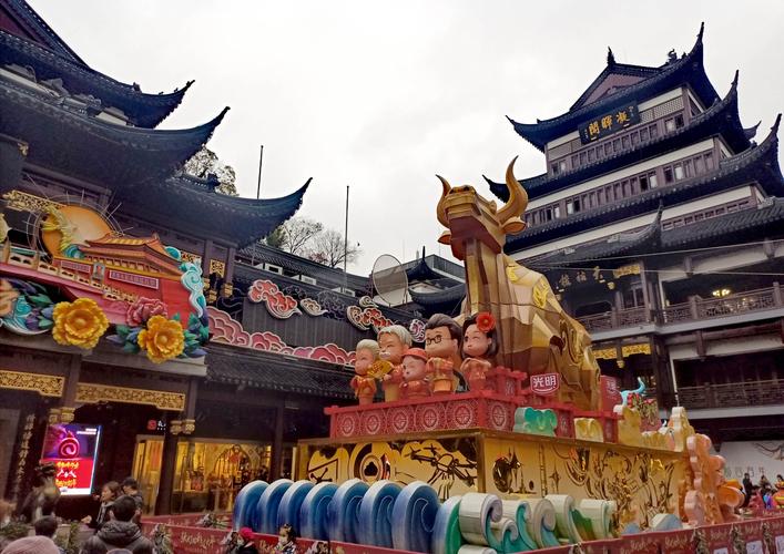 上海城隍庙新年灯会(2021.2.27牛年)