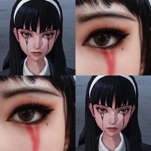 梦之女巫川上富江cos妆面分享