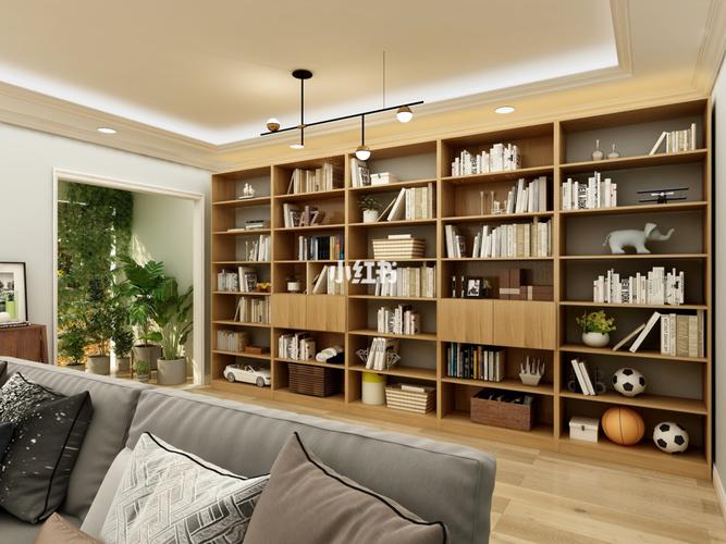 现在越来越多的人喜欢在客厅营造家庭图书馆的氛围,分享一组好看实用