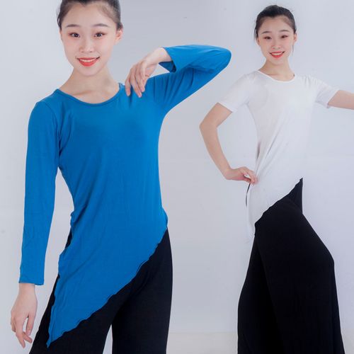 舞蹈练功服女套装现代舞服装莫代尔上衣舞蹈裤跳舞衣服教师基训服