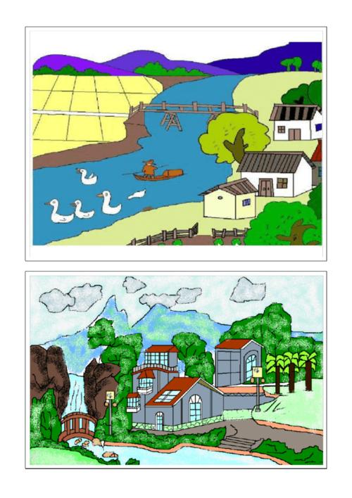 祖国好家乡美主题绘画图片祖国好家乡美的绘画pdf2页