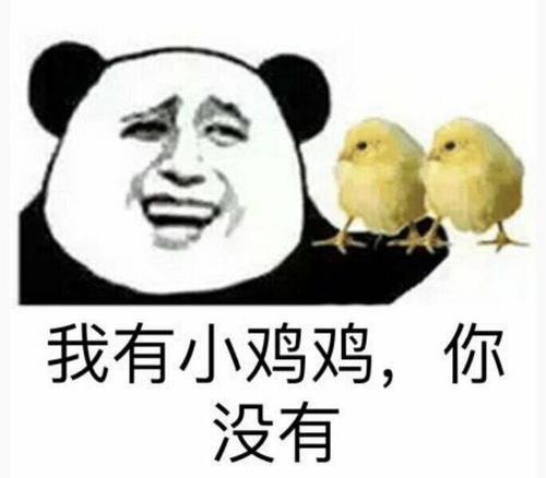 我有小鸡鸡,你没有!表情包 - 日常表情包
