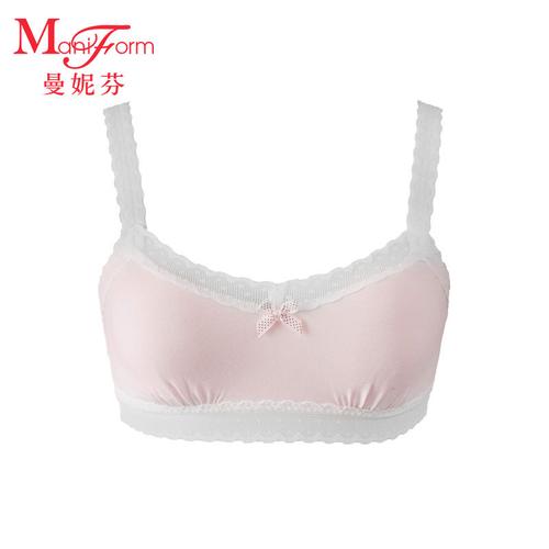 少女内衣背心吊带蕾丝文胸棉质发育期