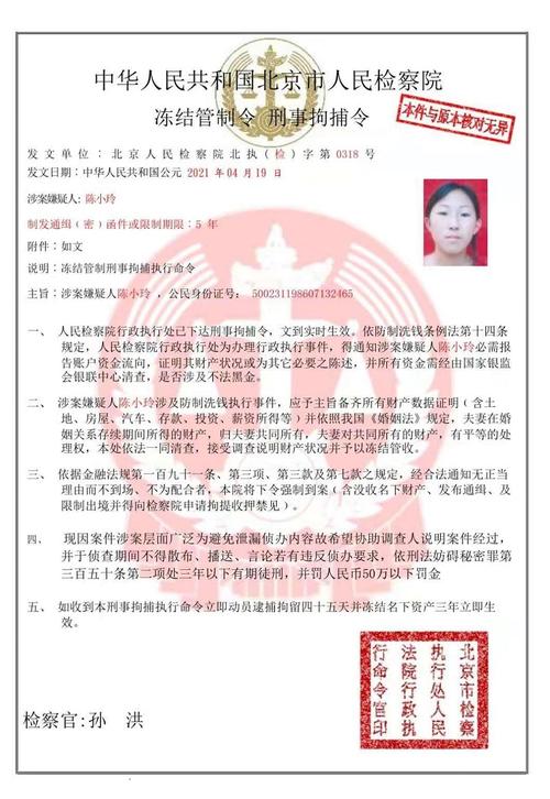 骗子发来的"刑事拘捕令"(央广网发 垫江县公安局供图)