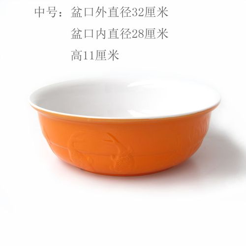 【特卖】包邮老式手工加厚家用陶瓷和面盆发面盆和面