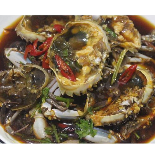 潮汕生腌海鲜即食醉青蟹生腌蟹白粥下饭配菜下酒菜罐装腌制水产