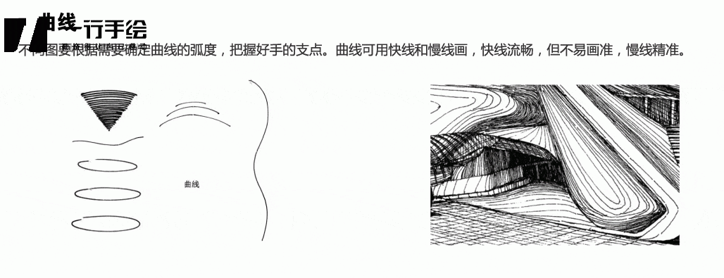 线条组合要巧妙,要善于对景物做取舍和概括. 1.横直线的画法 5.