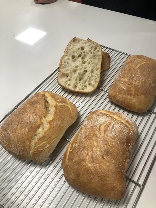 恰巴塔_面包_法式风格_法式面包_美食_美食展示