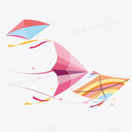 纸鸢风筝彩色飞翔图片免费下载_png素材_编号vgpi40kl7_图精灵
