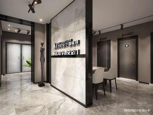 王力门业店面设计商业展示设计图片赏析