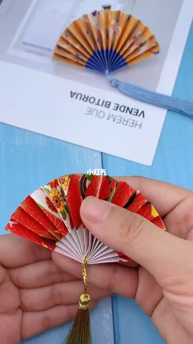 只需一张纸就可以折一把古风小扇子_扇子_古风_兴趣爱好_手工