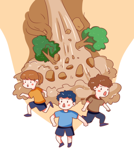 人防小课堂丨汛期来了,这些防汛自救技能要知道_泥石流