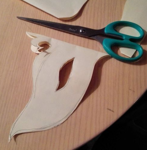 蝴蝶面具制作方法