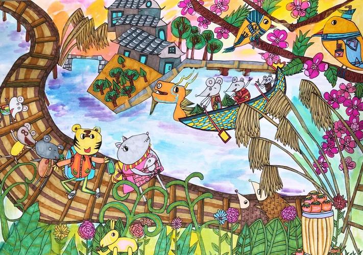 最美的色彩在这里!"孩子们眼中的西溪湿地"绘画比赛结果揭晓!