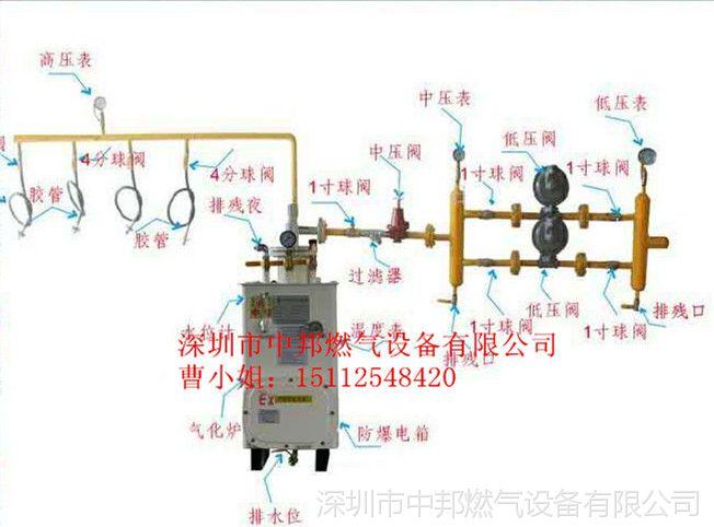 深圳中邦气化炉lpg化气炉中邦液化石油气汽化器酒楼气化炉