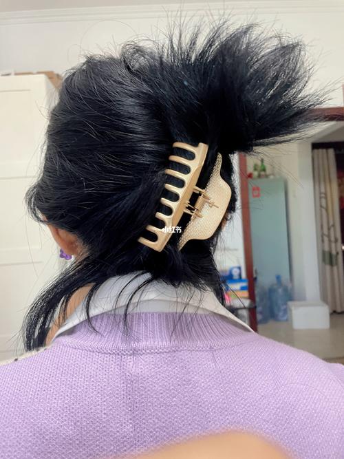 鲨鱼夹_时尚_发型